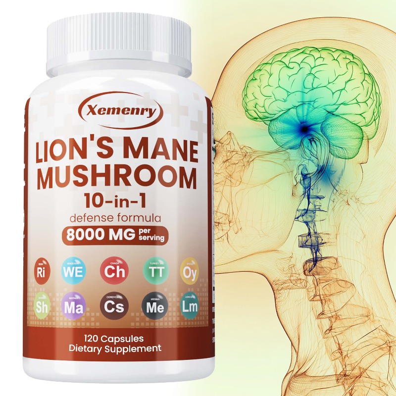Lion Mane Mushroom - Lions Mane Supplement Capsules - for