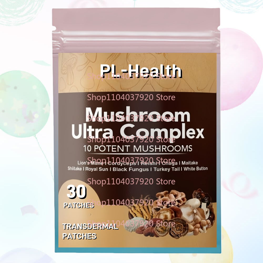 Lion Mane Mushroom - 30 Patches Mushroom Ultra Complex Transdermal