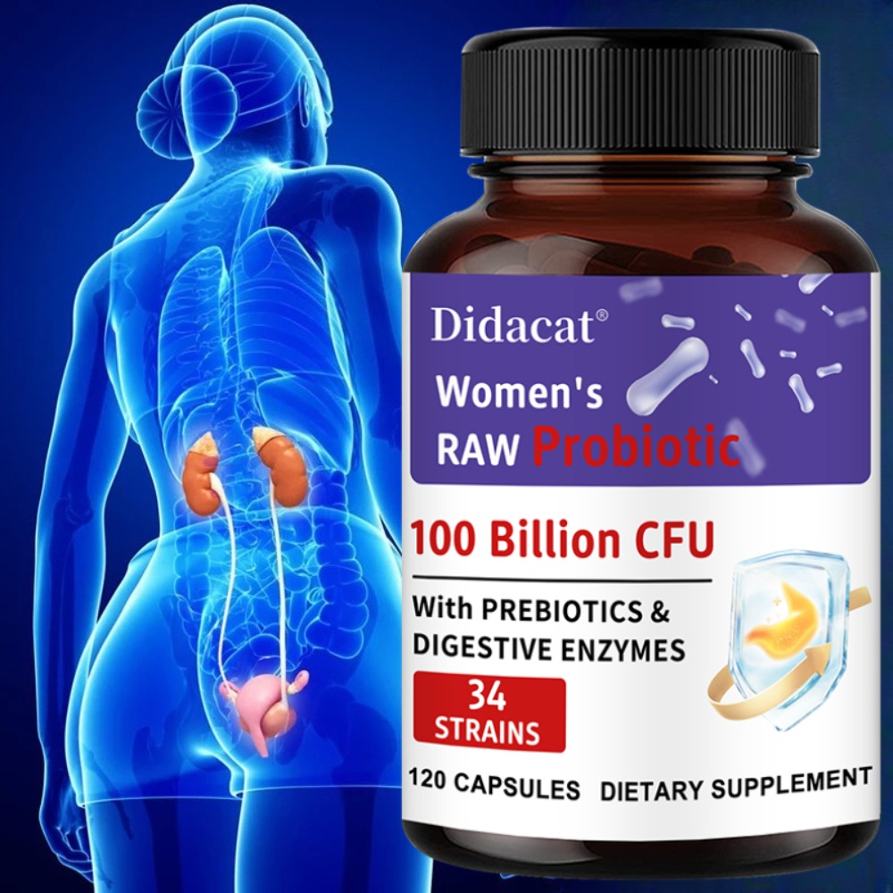 Probiotics Women Health - Women's Raw Probiotics 100 Billion CFU
