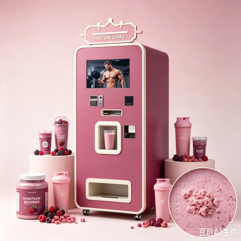 Nutrition Fitness Gym - Protein Shake Vending Machine Customized Smart