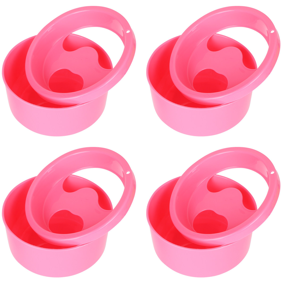 Nutrition & Fitness Hub - 4Pcs Nail Soaker Bowl Heavy Duty