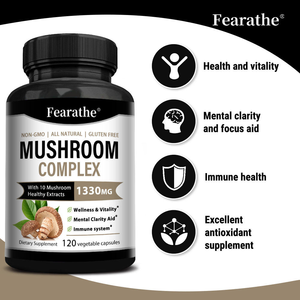 Mushroom Complex Capsules, Lio - Lion Mane Mushroom recension och pris