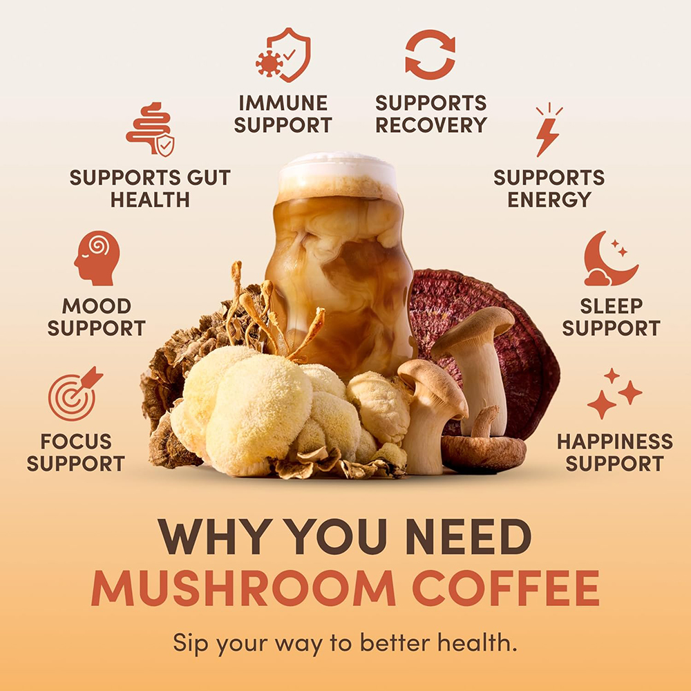 Organic Mushroom Powder Supple - Lion Mane Mushroom recension och pris