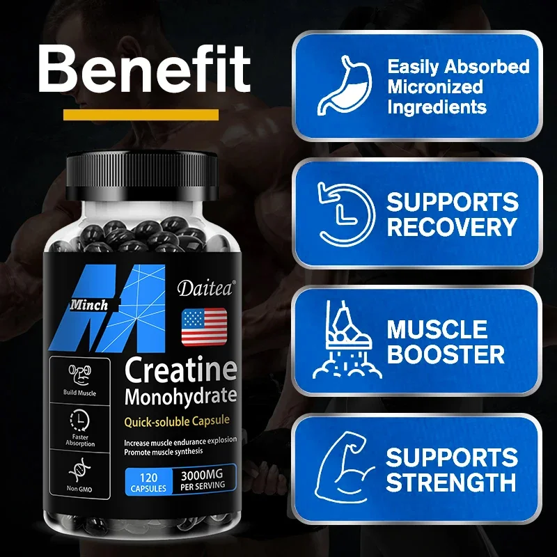 Daitea Creatine 3000 mg Monohy - Nutrition & Fitness Hub recension och pris
