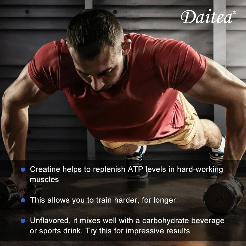 Daitea Creatine 3000 mg Monohy - Nutrition & Fitness Hub recension och pris