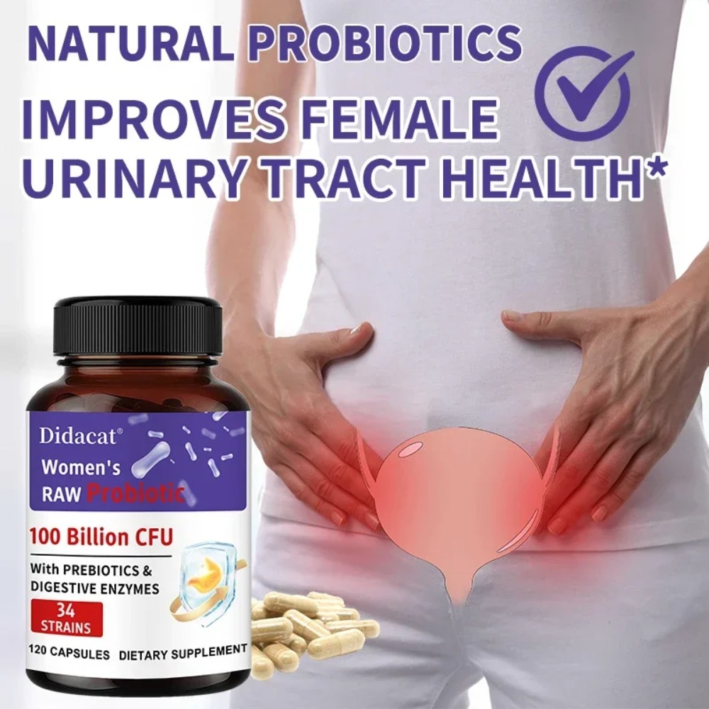 Women's Raw Probiotics 100 Bil - Probiotics Women Health recension och pris