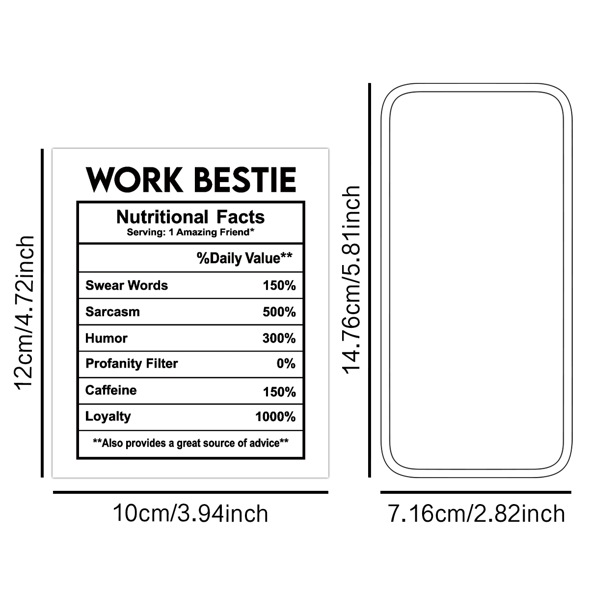 4pcs Funny Work Bestie Wine Bo - Nutrition & Fitness Hub recension och pris