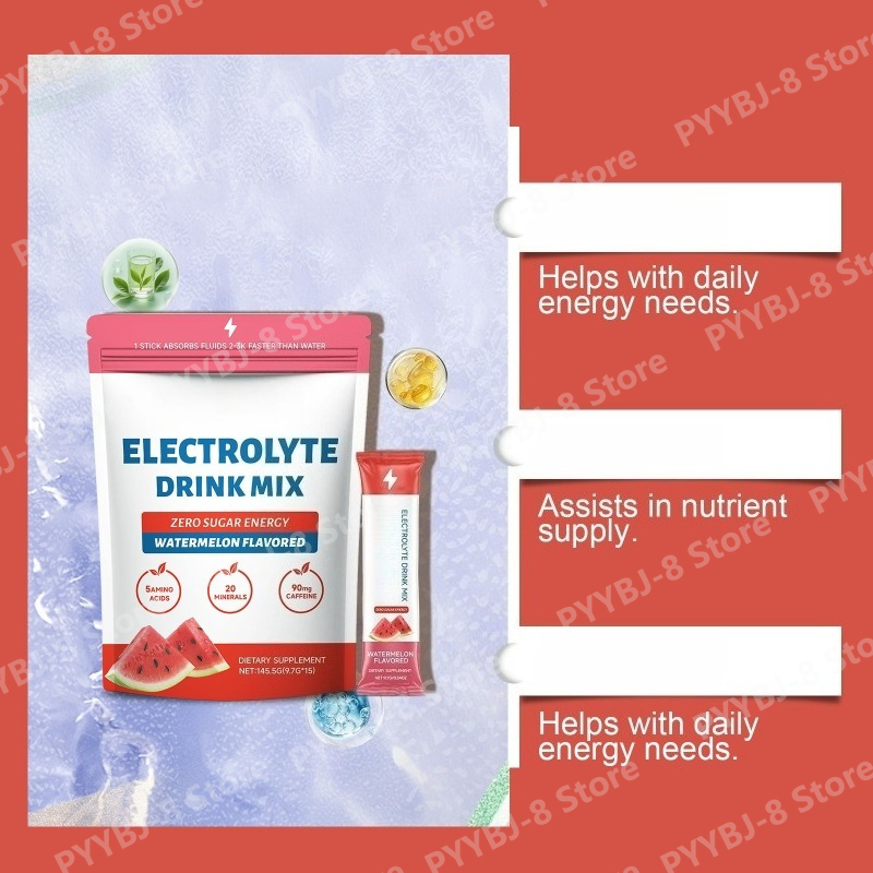 Watermelon Flavor Electrolyte  - Electrolyte Powder Pack recension och pris