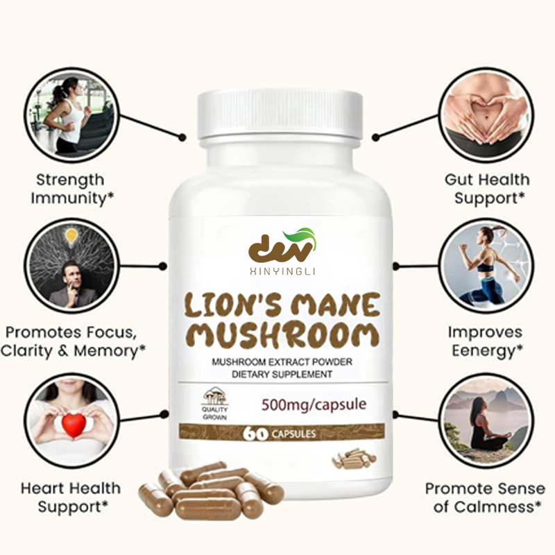 Lion Mane Mushroom Extract Cap - Lion Mane Mushroom recension och pris