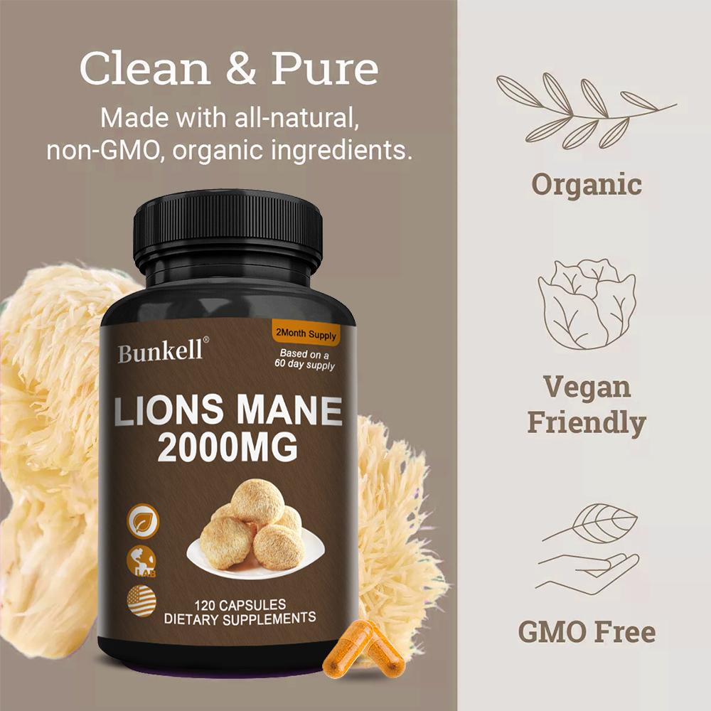 Organic Lions Mane Mushroom Ca - Lion Mane Mushroom recension och pris