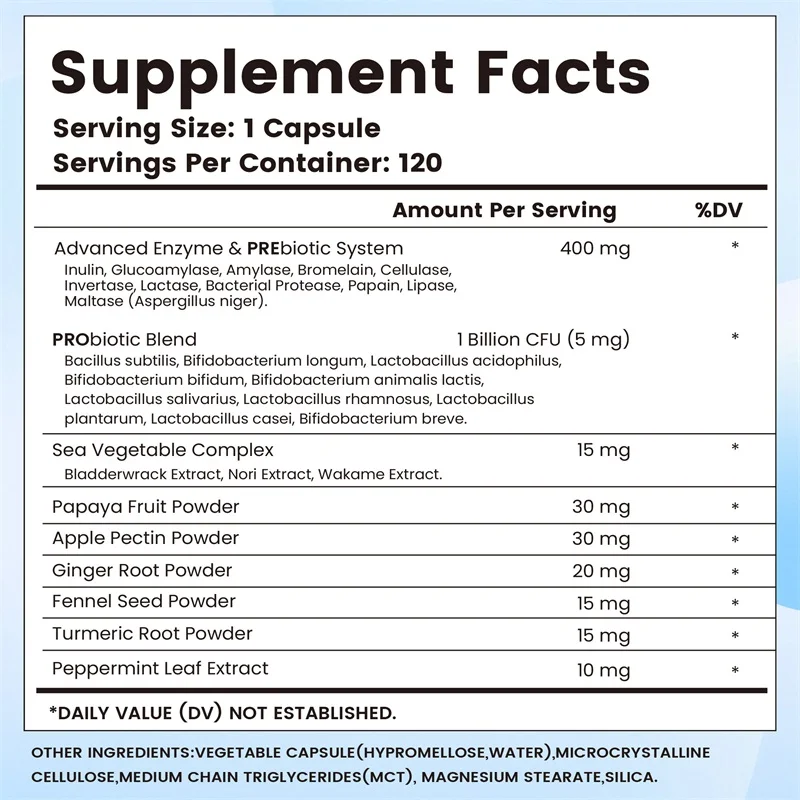 Digestive Enzymes Supplement - - Probiotics Women Health recension och pris