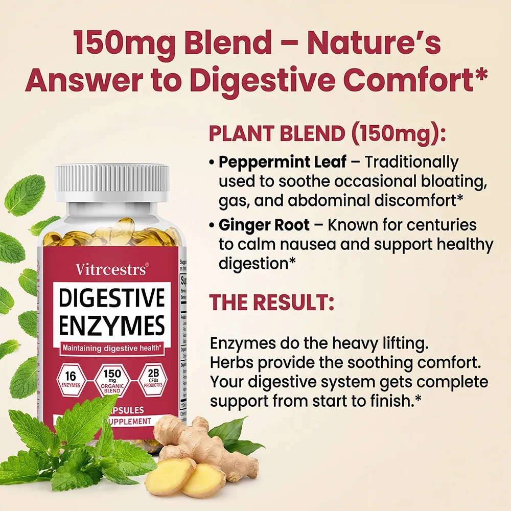 Digestive Enzyme Supplement Ca - Probiotics Women Health recension och pris