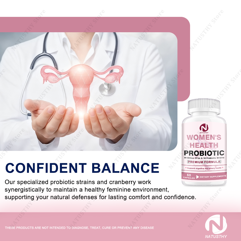 12 Probiotic Strains & Prebiot - Probiotics Women Health recension och pris