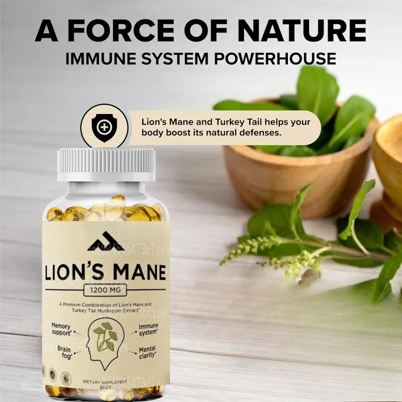Lion Mane Supplement Capsules  - Lion Mane Mushroom recension och pris