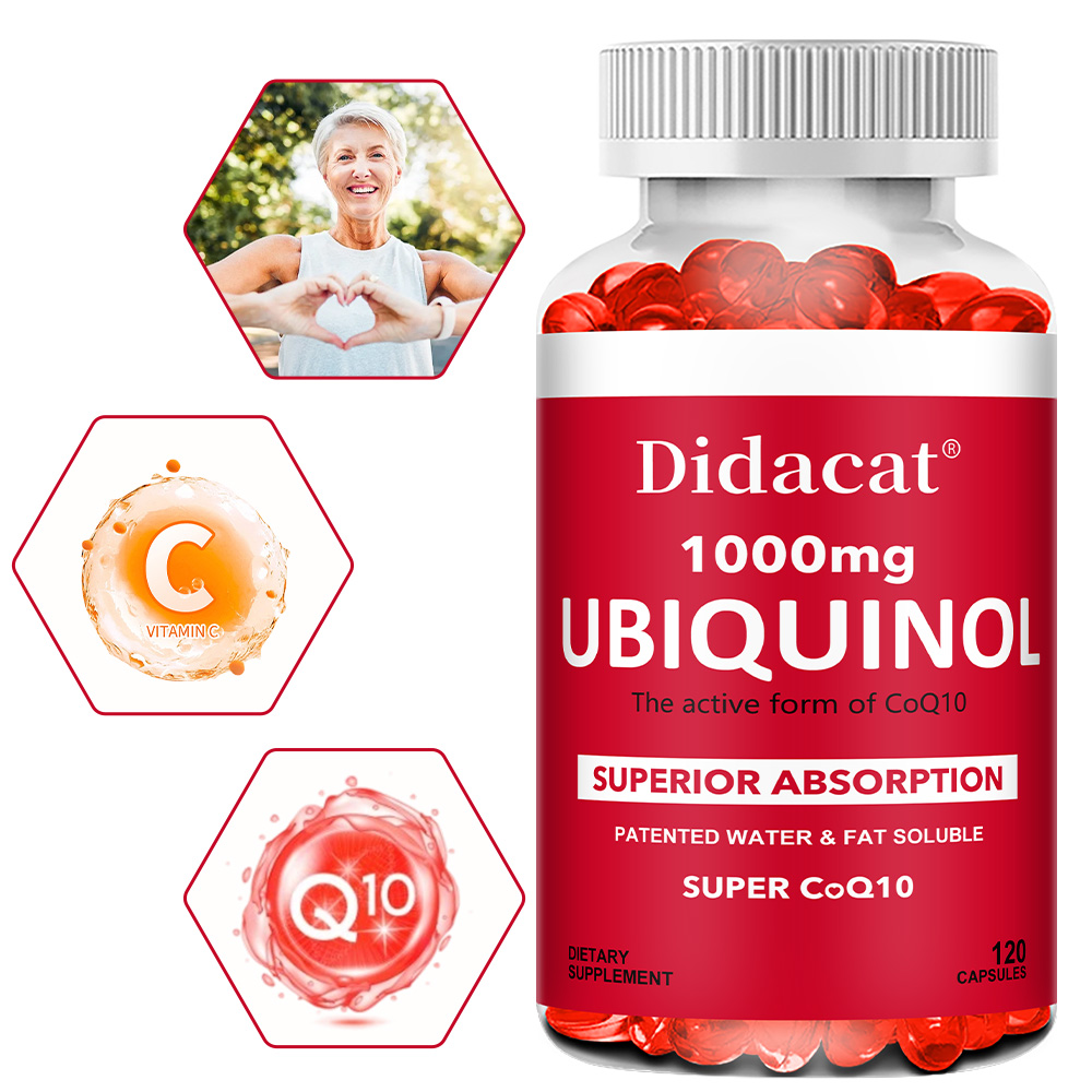 Ubiquinol CoQ10 1000mg Softgel - Coq10 Ubiquinol Softgel recension och pris