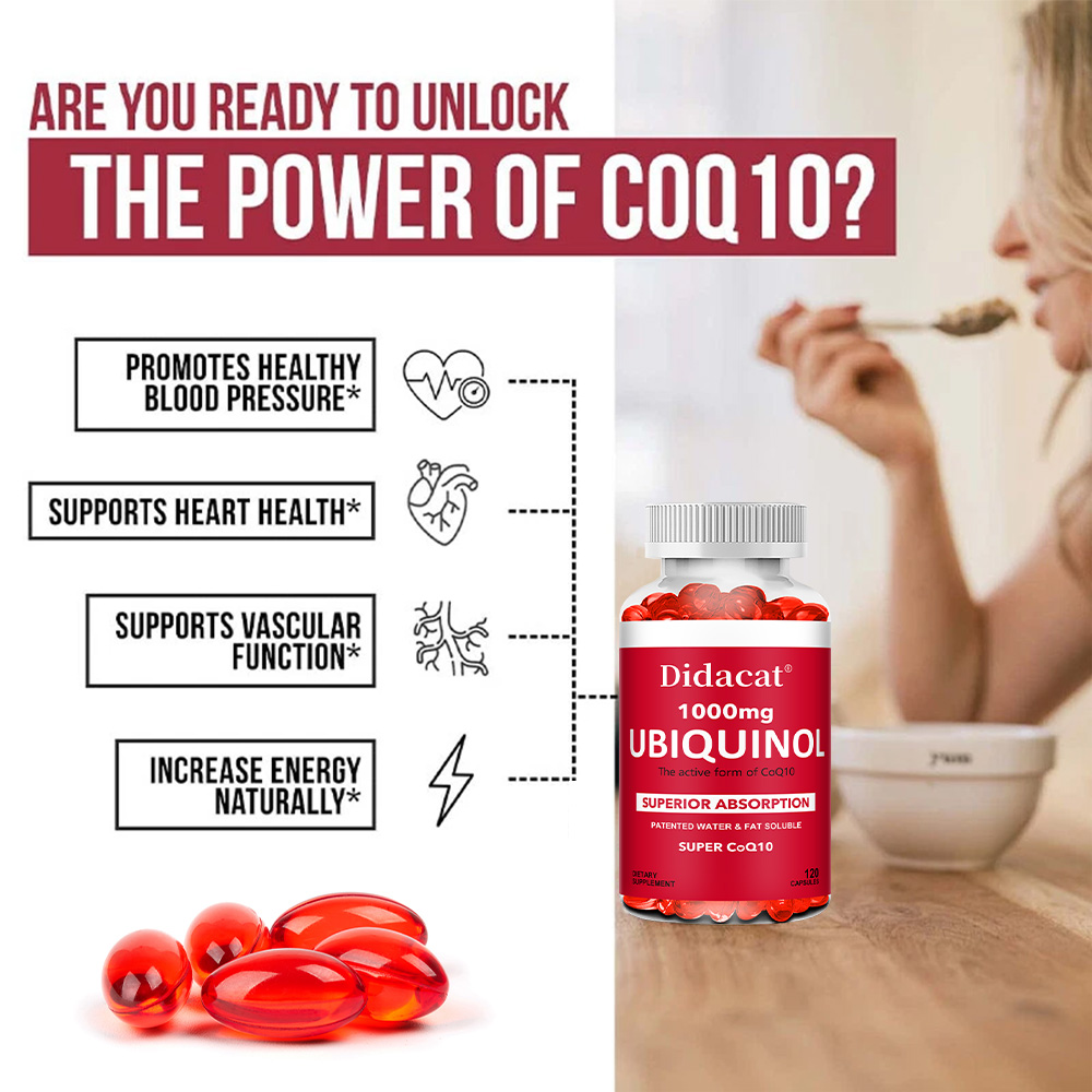 Ubiquinol CoQ10 1000mg Softgel - Coq10 Ubiquinol Softgel recension och pris
