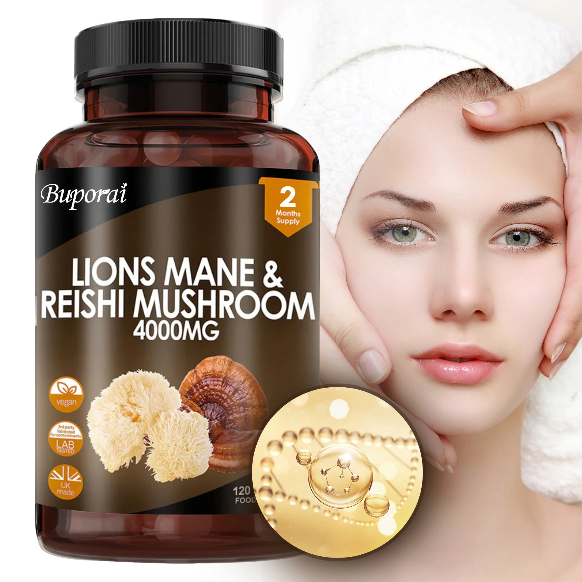 Lions Mane & Reishi Mushroom 4 - Lion Mane Mushroom recension och pris