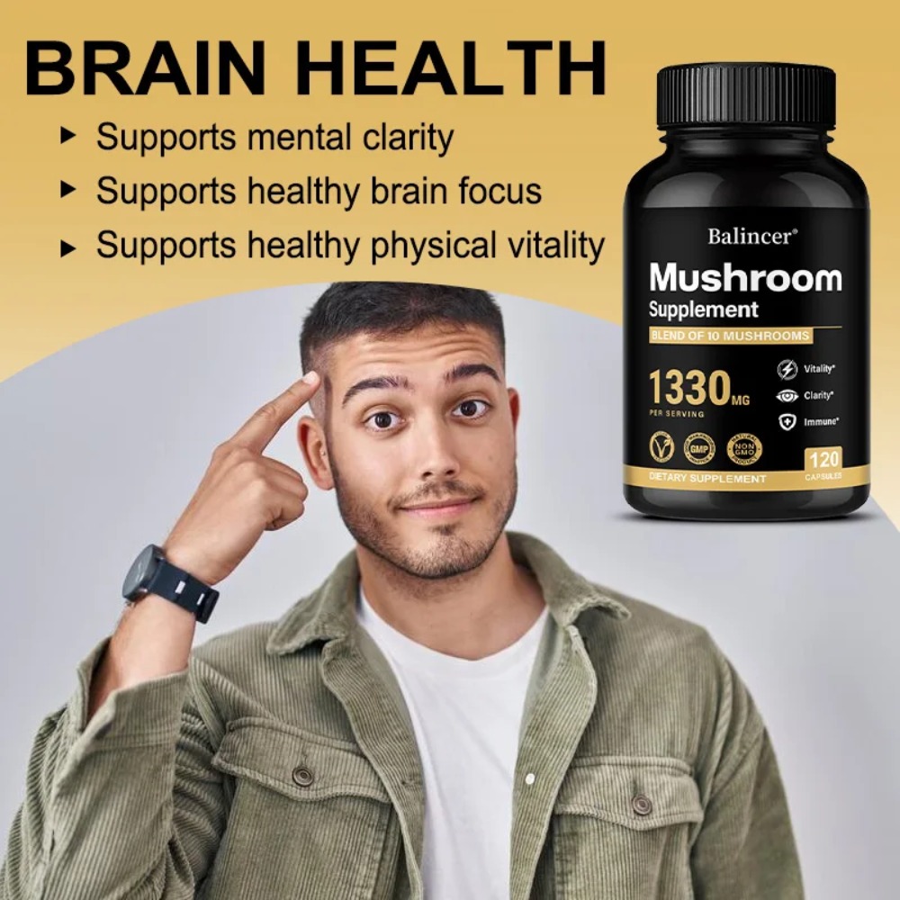 Mushroom Complex Supplements - - Lion Mane Mushroom recension och pris
