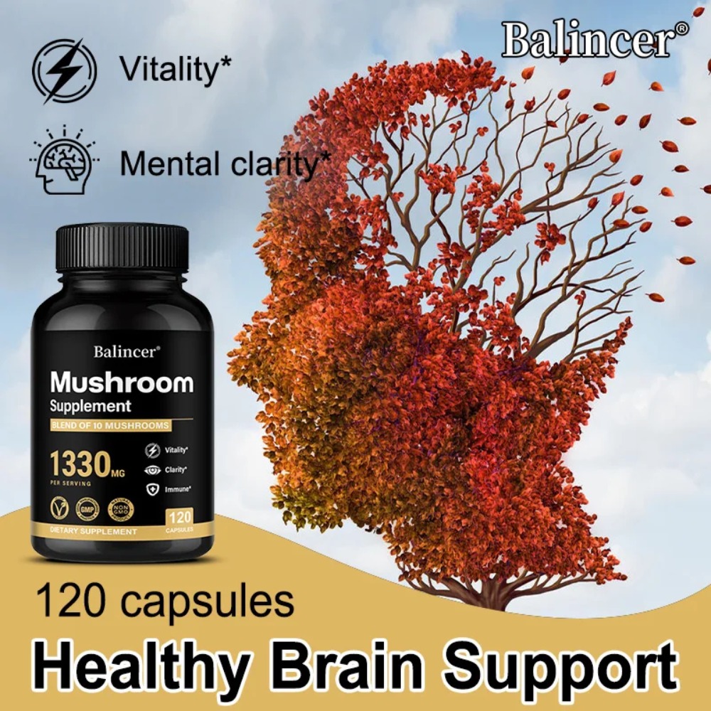 Mushroom Complex Supplements - - Lion Mane Mushroom recension och pris