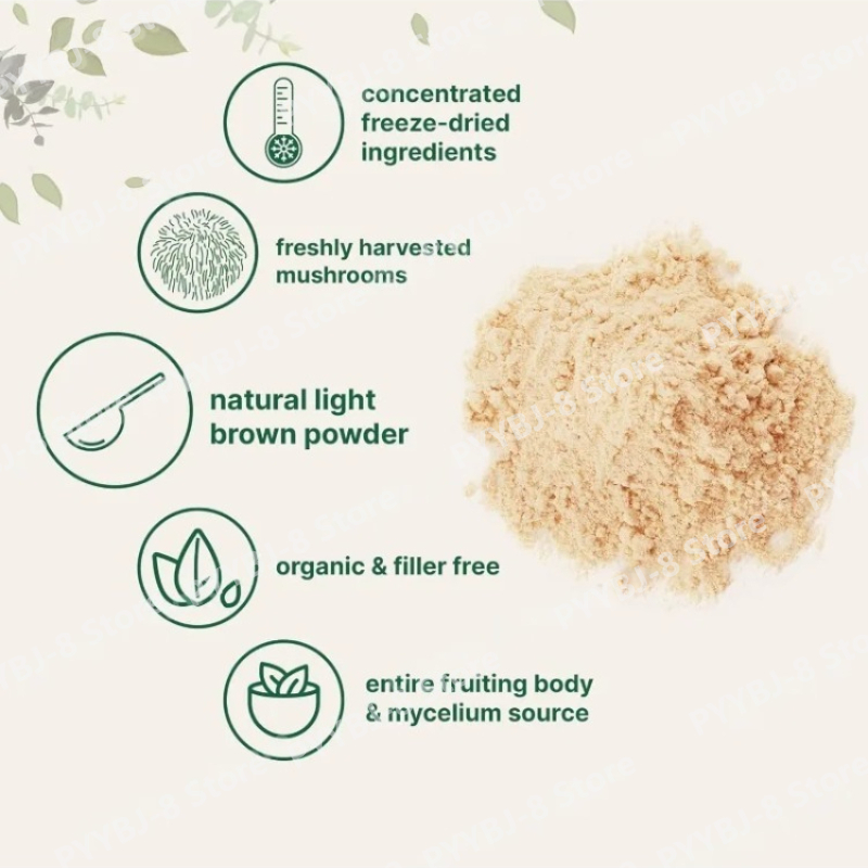 Organic Lion's Mane Mushroom P - Lion Mane Mushroom recension och pris