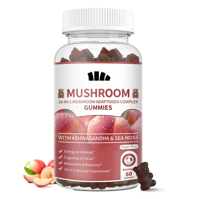 Mushroom Gummies 2500mg Contai - Lion Mane Mushroom recension och pris