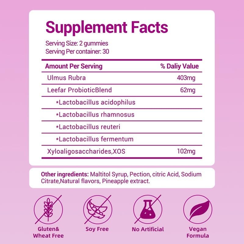 Feminine Gummies for Women - P - Probiotics Women Health recension och pris