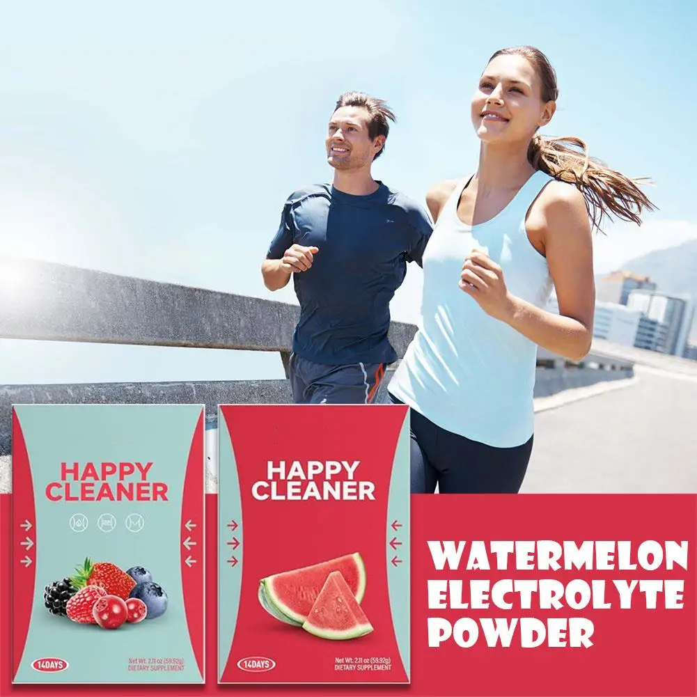 Happy Cleaner Strawberry Water - Electrolyte Powder Pack recension och pris